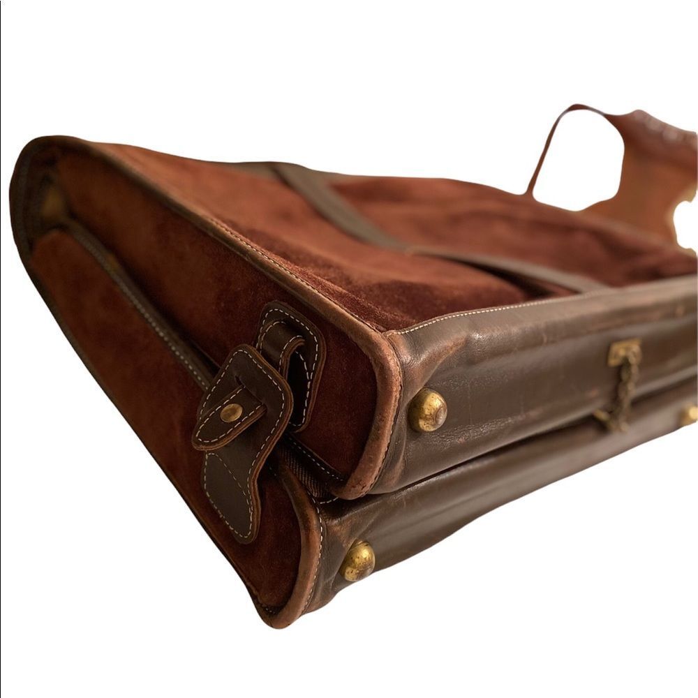 Neiman Marcus Suede/ leather Men Garment Bag - Picture 7 of 11